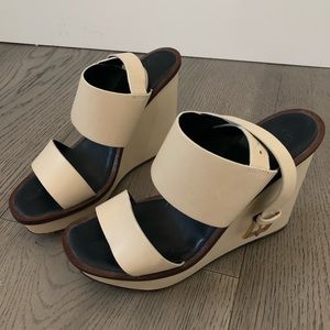 Tory Burch block wedge sandals